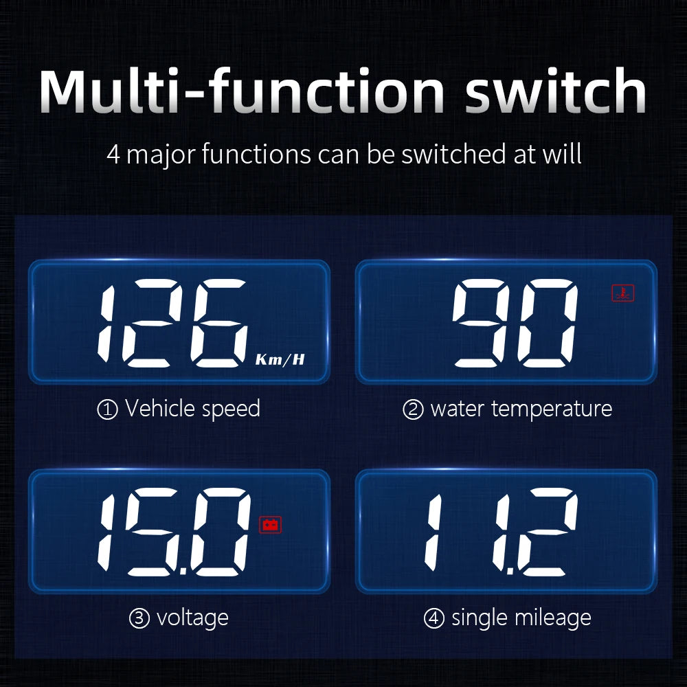 Head-Up Display Auto Electronics (kmph)